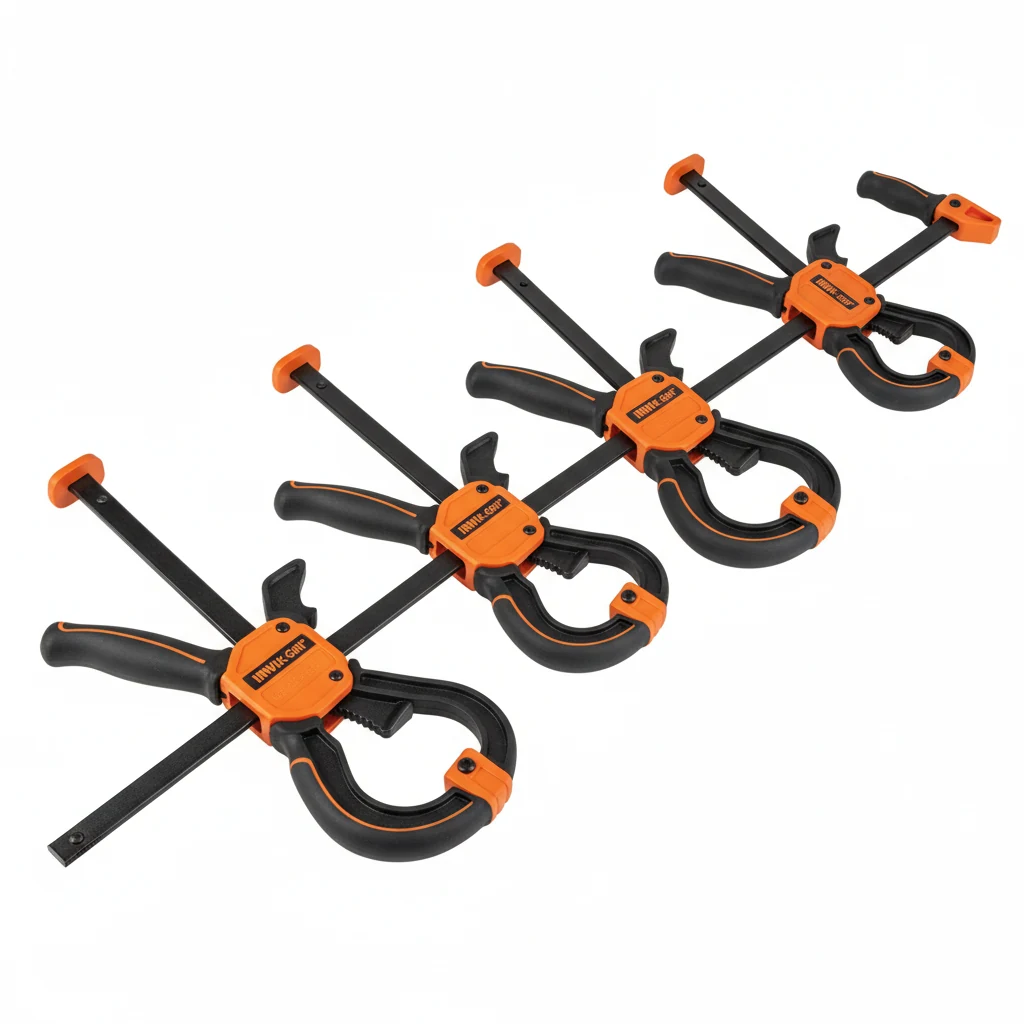 Irwin Quick-Grip One-Handed Bar Clamps (4-Pack)