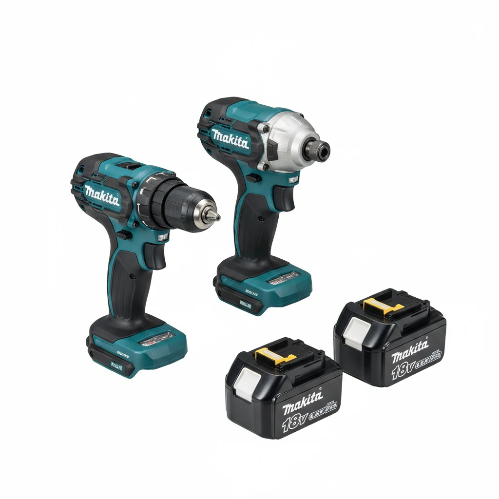 Makita DLX2414ST 18V LXT Combi Drill & Impact Driver Twin Kit